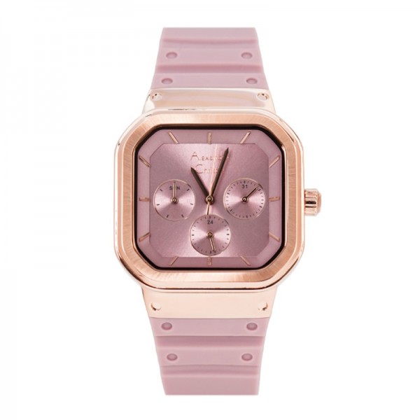 Alexandre Christie AC 2811 Rosegold Purple Steel SSBFRRGPU
